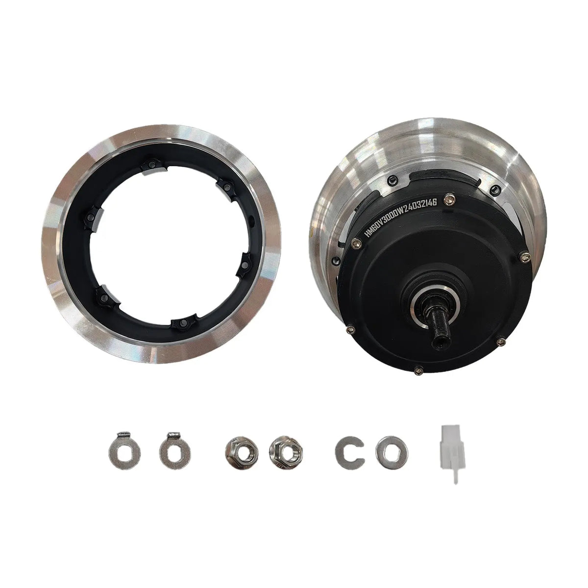 3000W Escooter Hub Motor Front/Rear Drive Brushless Motor for ZO01PRO Fat Tire GooBee