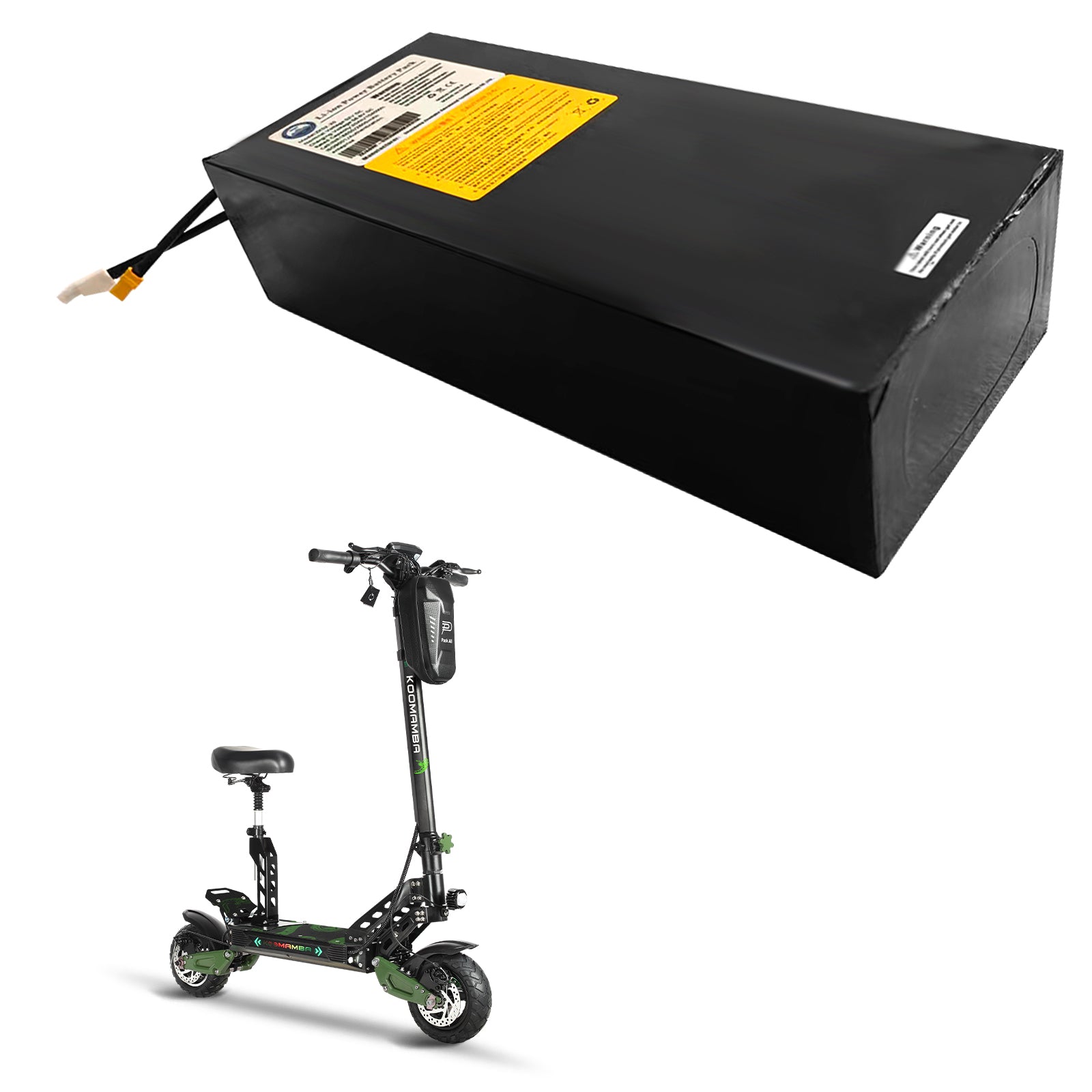 52V 20Ah Lithium Battery Pack for ZU06 Electric Scooter
