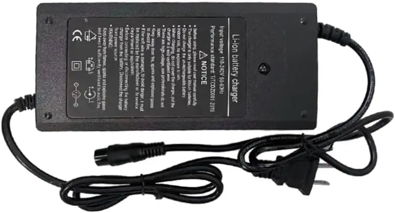 Fast & Safe Scooter Charger 3-Prong 60V 2A Universal Compatible Charging Adapter GooBee