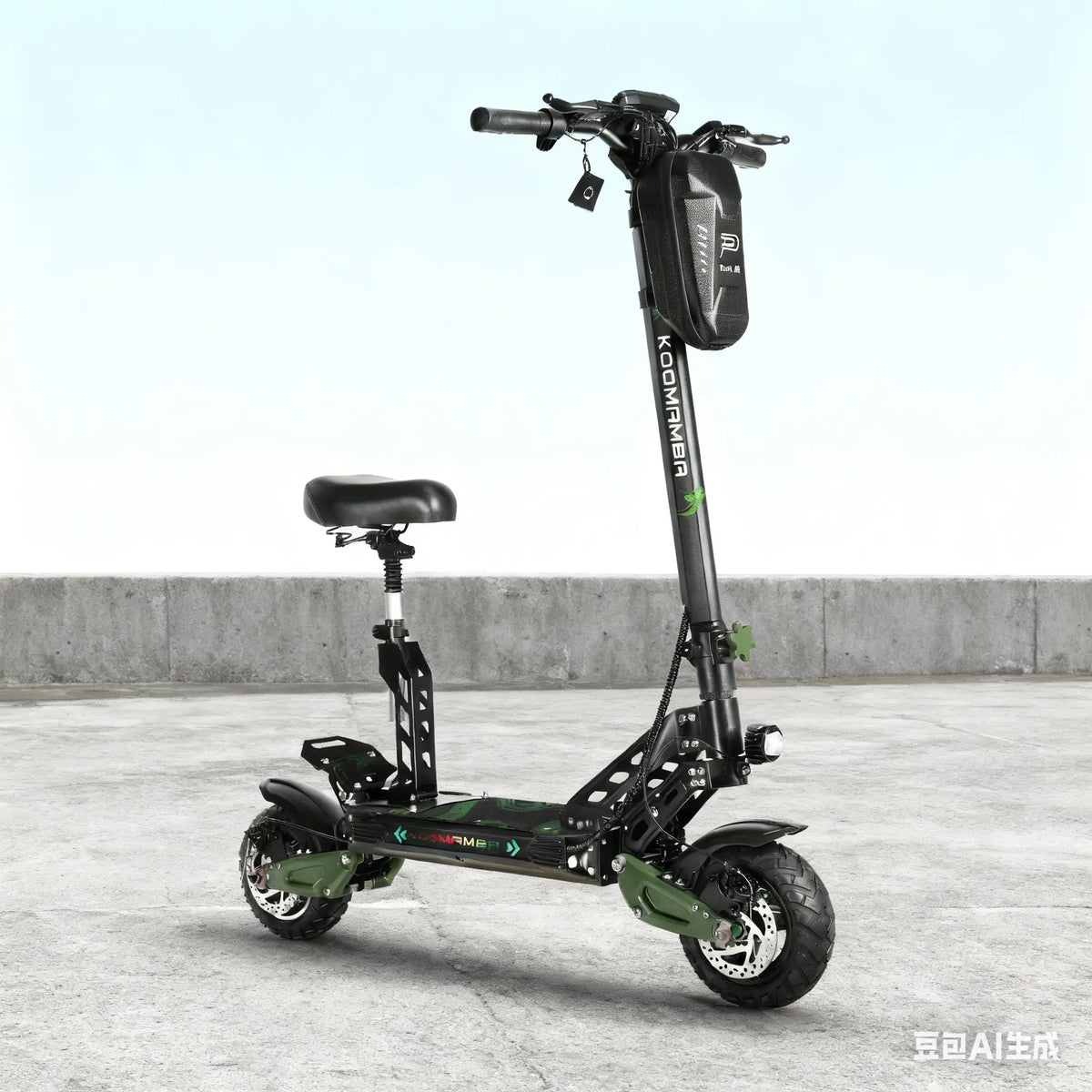 Adjustable Scooter Seat with Shock Absorption for ZU06 GooBee