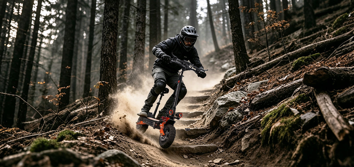 Tired of Pavement? The GooBee ZO01 Plus Is the 6000W Off-Road Scooter You've Been Waiting For