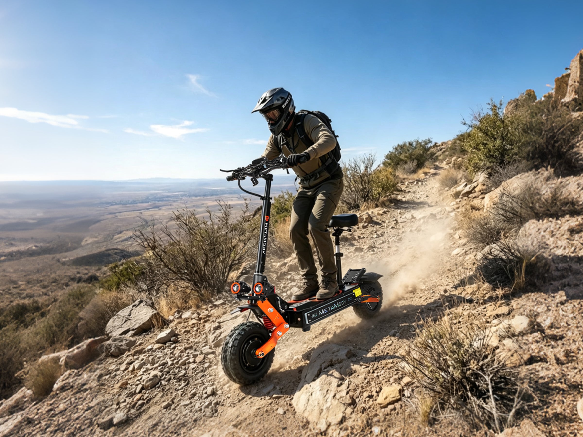 ZO01 Plus 6000w 60miles long range 55mph offroad tire Escooter